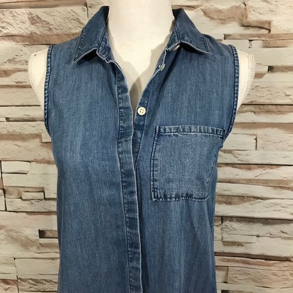 J.Crew Blue Denim Dress Sz XXS (F15) - Picture 4 of 8